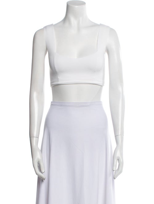A.L.C. Square Neckline Sleeveless Crop Top