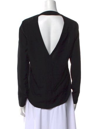 A.L.C. Silk V-Neck Top