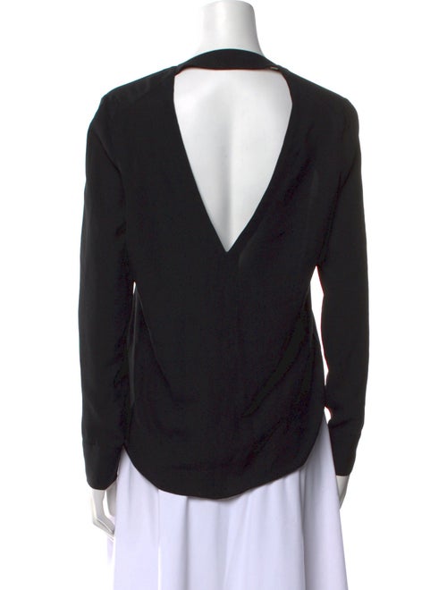 A.L.C. Silk V-Neck Top