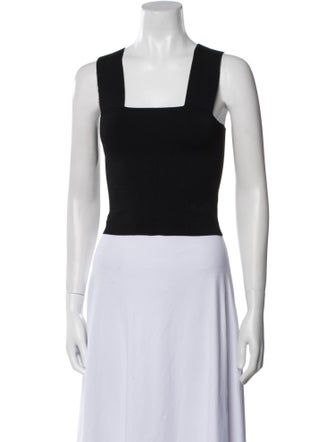 A.L.C. Square Neckline Sleeveless Crop Top
