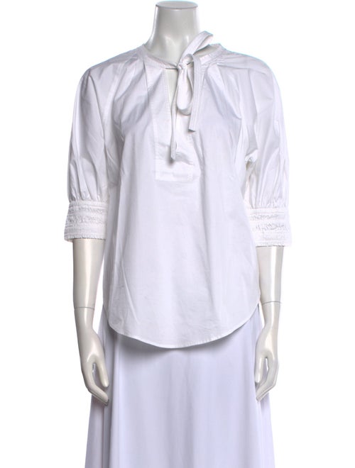 A.L.C. V-Neck Three-Quarter Sleeve Tunic