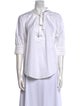 A.L.C. V-Neck Three-Quarter Sleeve Tunic