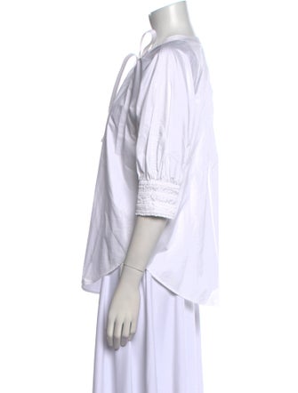 A.L.C. V-Neck Three-Quarter Sleeve Tunic