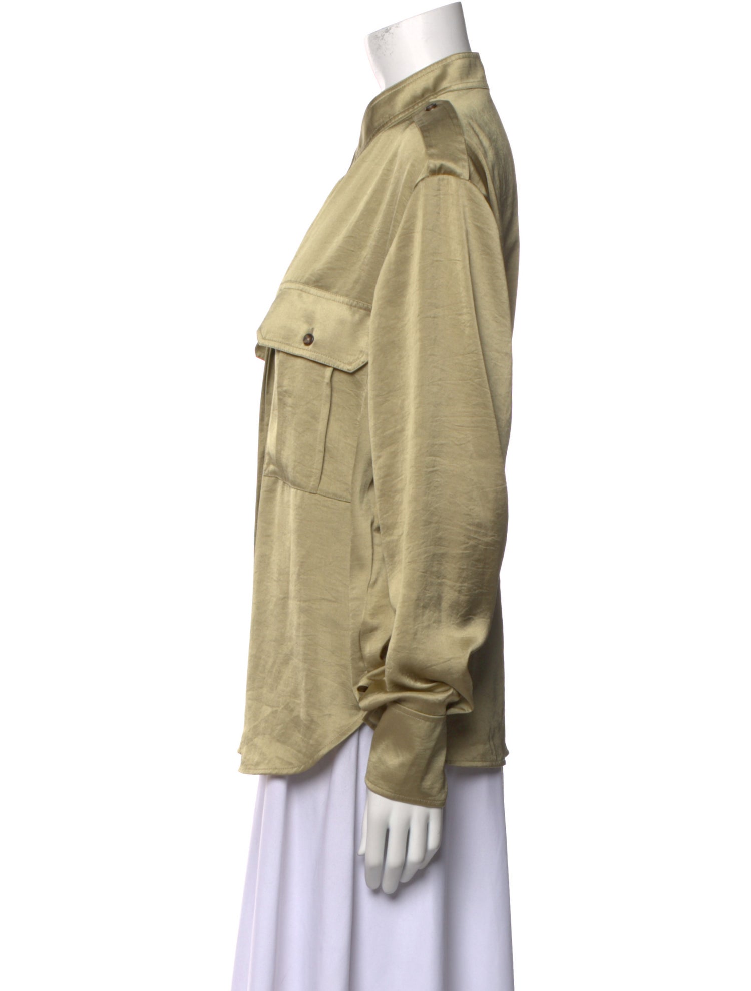 A.L.C. Long Sleeve Button-Up Top