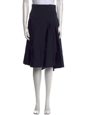 A.L.C. Pleated Accents Knee-Length Skirt