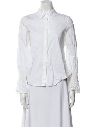 A.L.C. Long Sleeve Button-Up Top