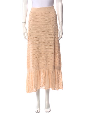 A.L.C. Lasercut Accents Midi Length Skirt