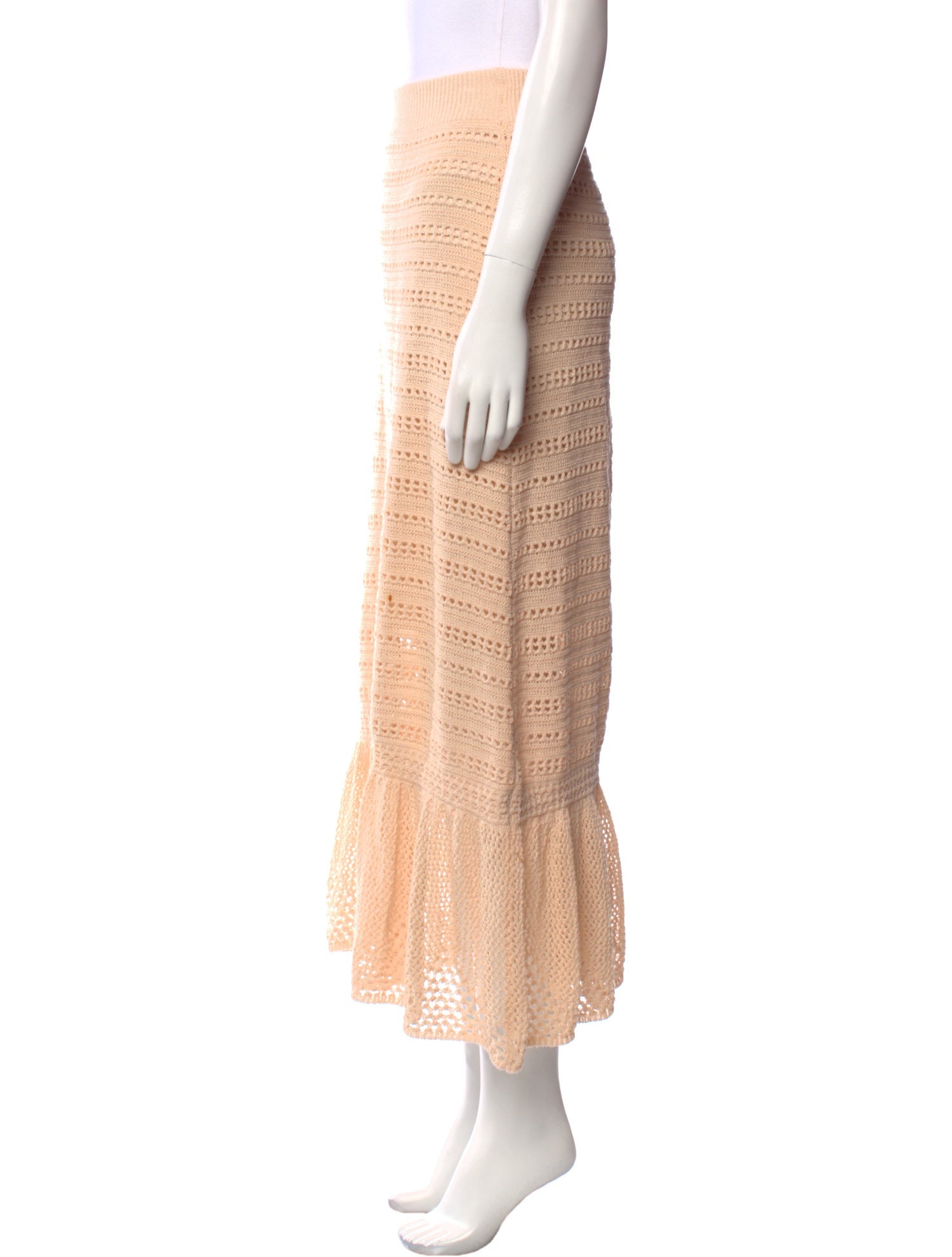 A.L.C. Lasercut Accents Midi Length Skirt