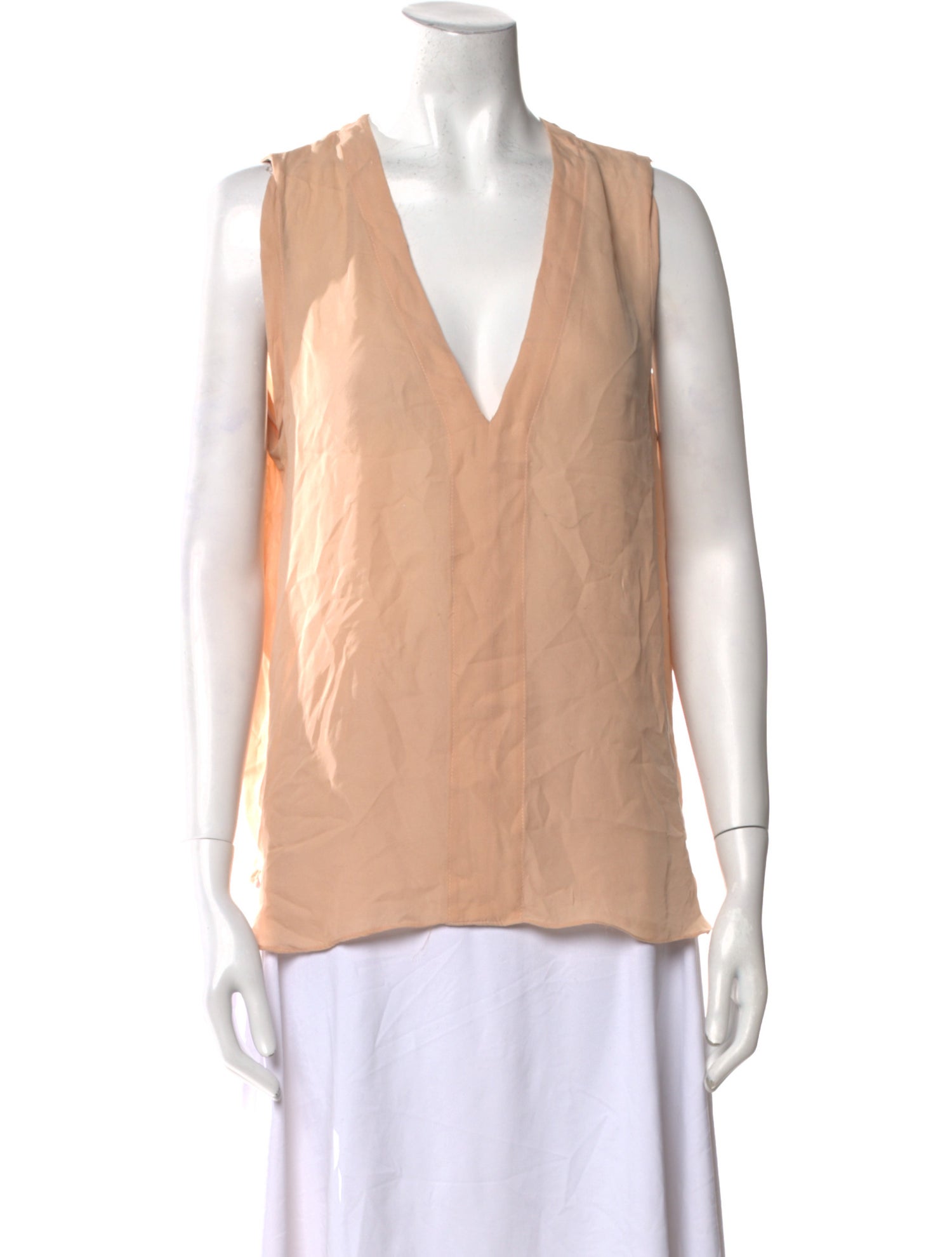 A.L.C. Silk V-Neck Blouse