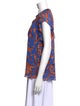 A.L.C. Silk Printed Blouse