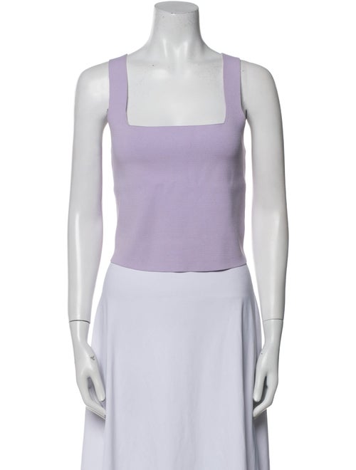 A.L.C. Square Neckline Sleeveless Crop Top