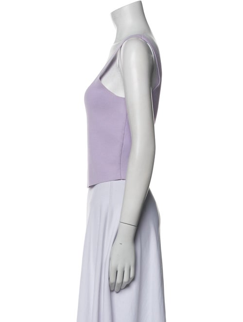 A.L.C. Square Neckline Sleeveless Crop Top