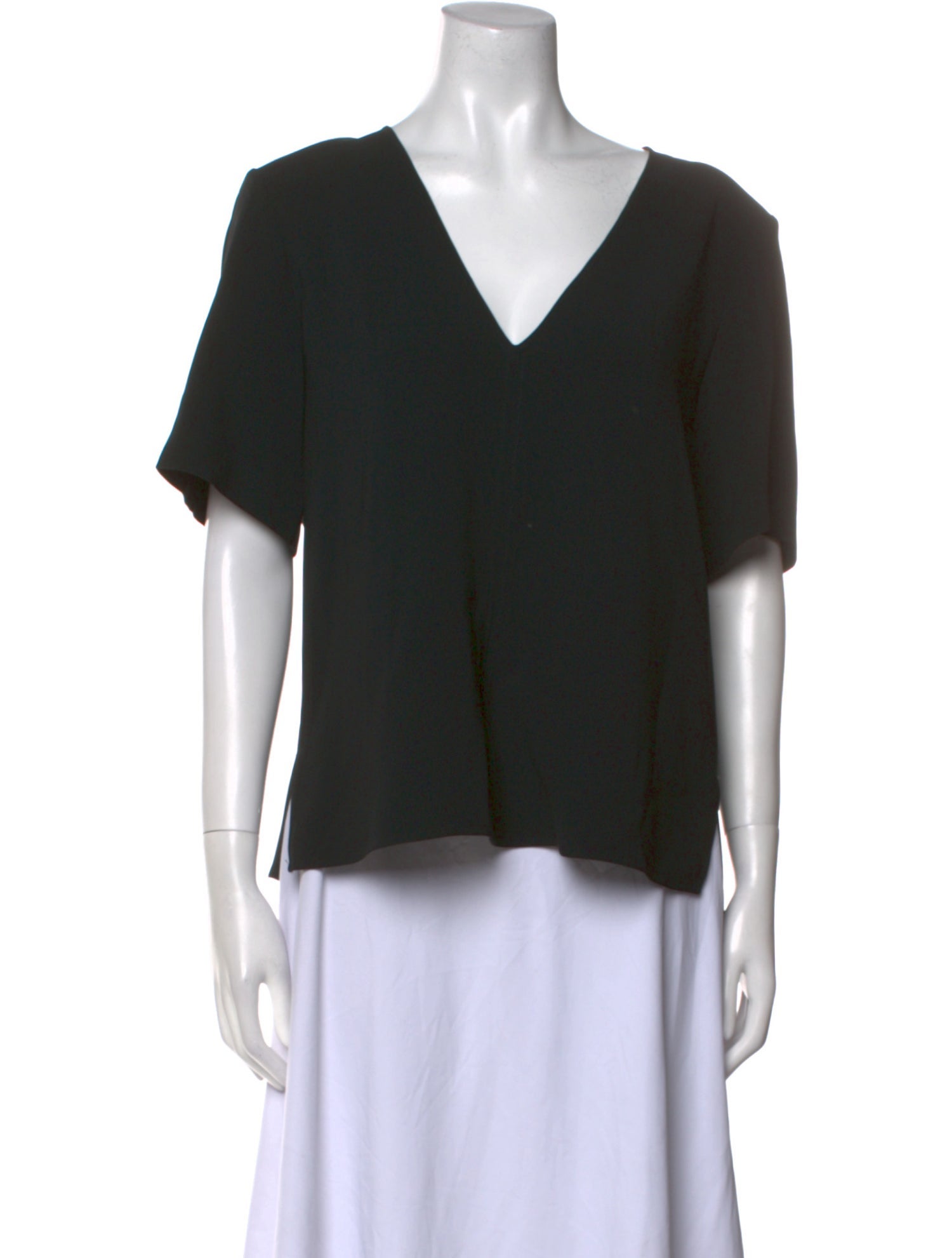 A.L.C. V-Neck Short Sleeve T-Shirt