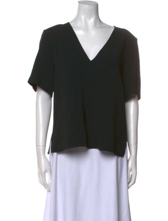 A.L.C. V-Neck Short Sleeve T-Shirt