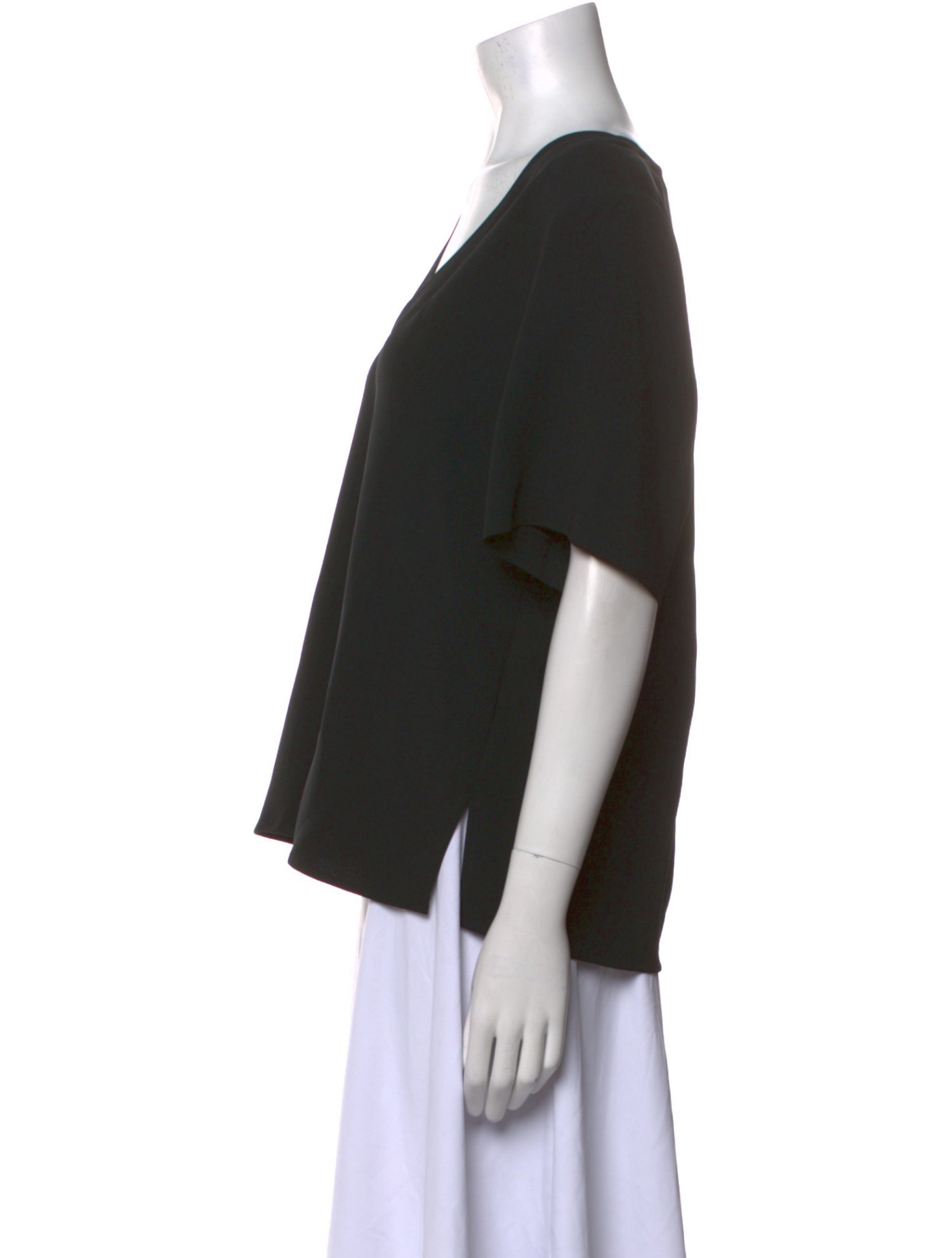 A.L.C. V-Neck Short Sleeve T-Shirt