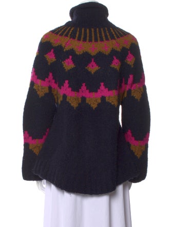 A.L.C. Printed Turtleneck Sweater