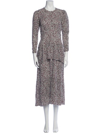 A.L.C. Silk Midi Length Dress