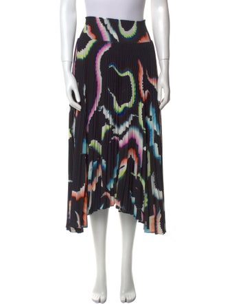 A.L.C. Printed Midi Length Skirt