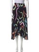 A.L.C. Printed Midi Length Skirt