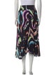 A.L.C. Printed Midi Length Skirt