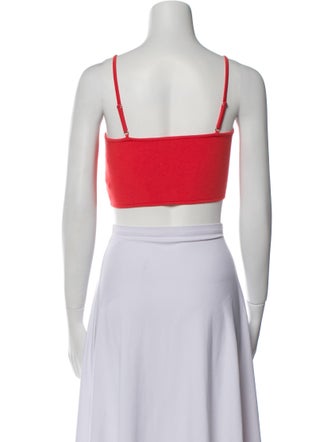 A.L.C. Square Neckline Sleeveless Crop Top