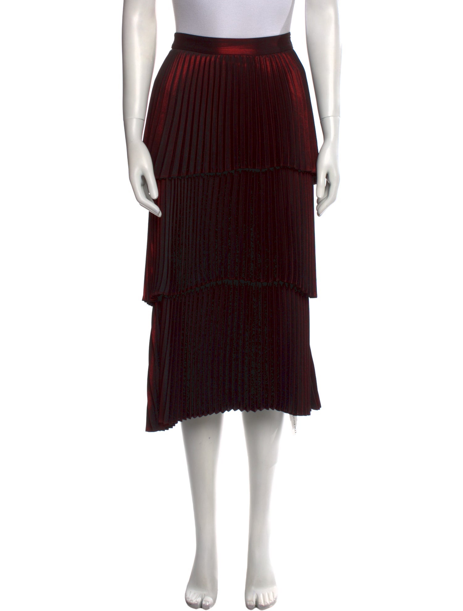 A.L.C. Glitter Accents Midi Length Skirt