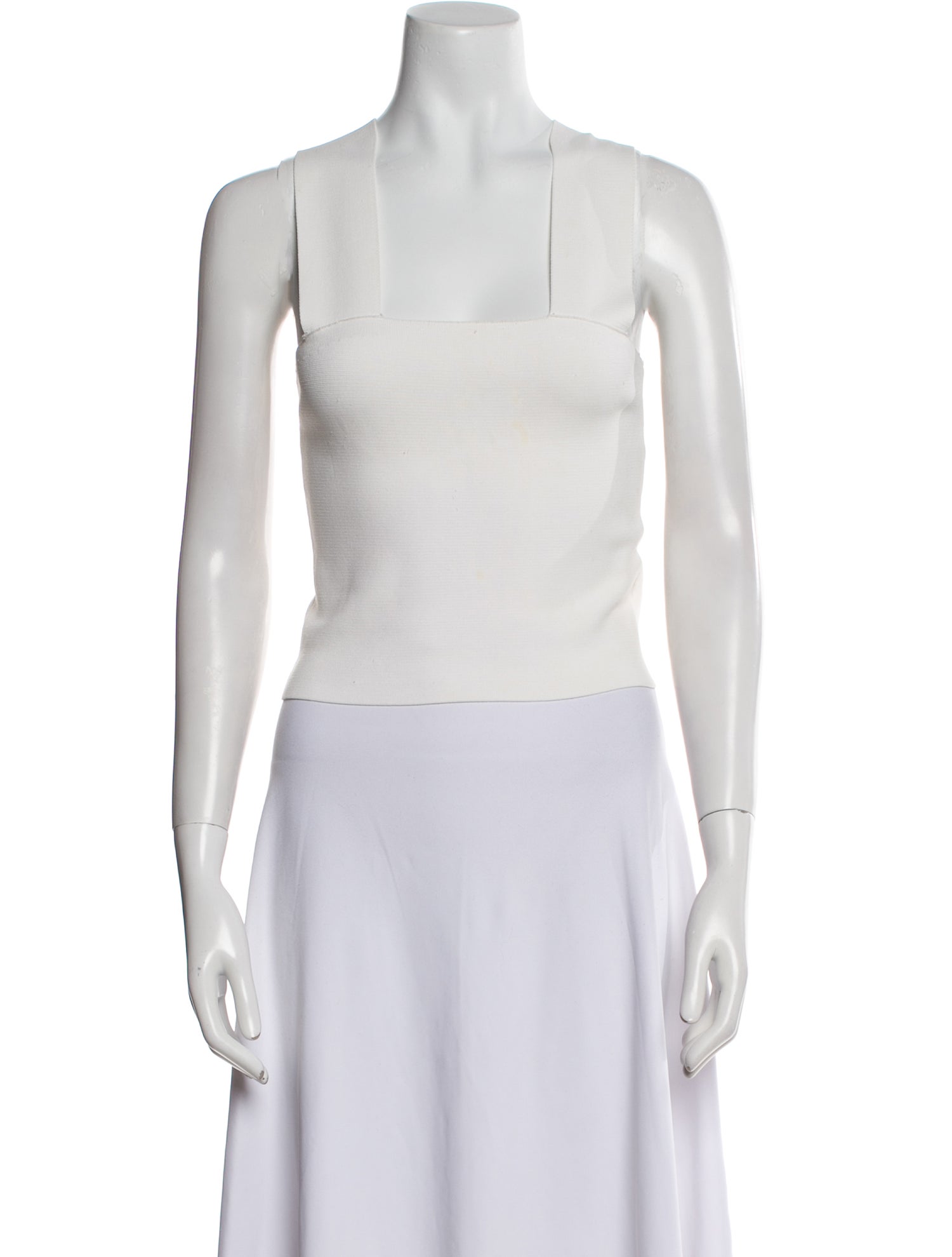 A.L.C. Square Neckline Sleeveless Crop Top