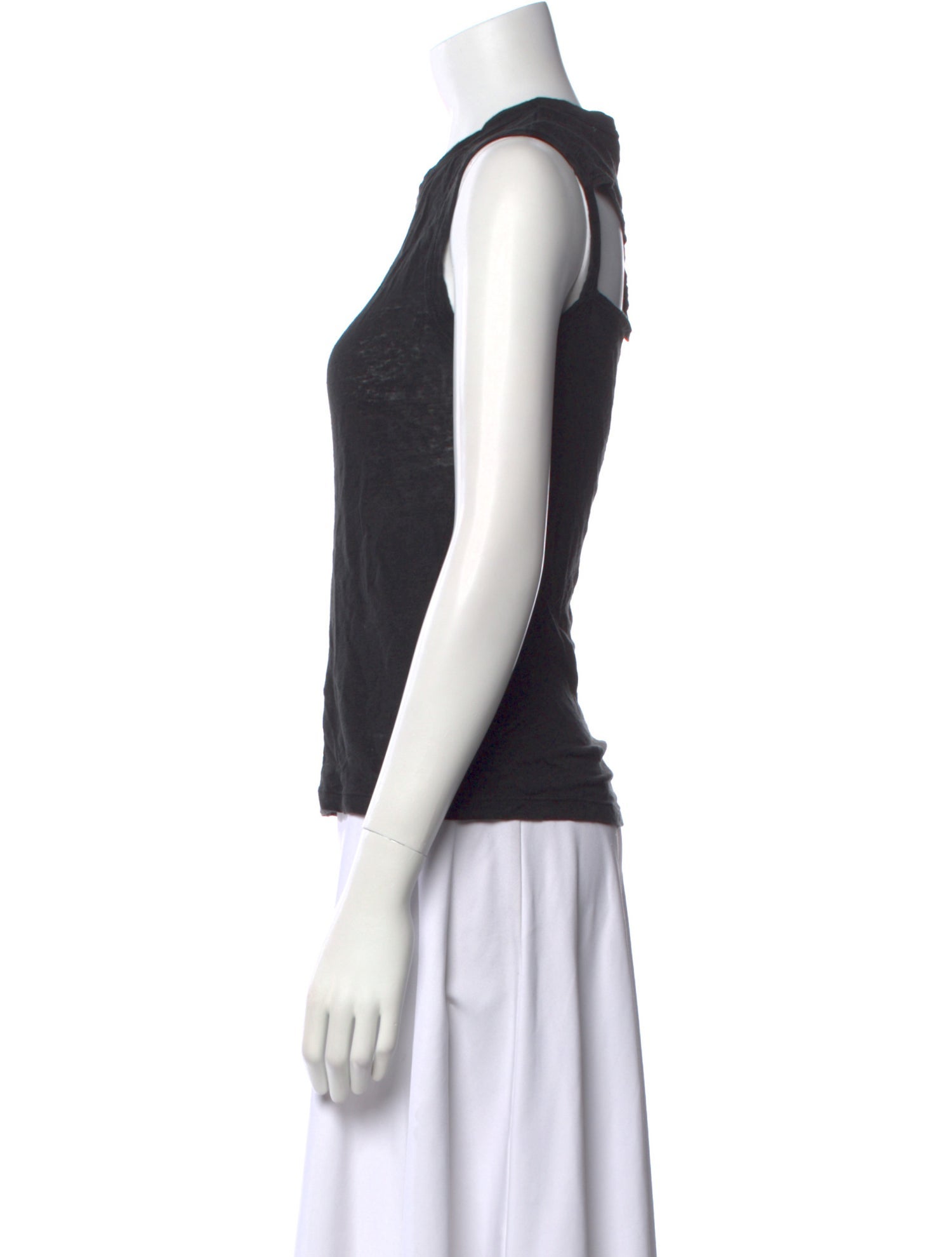 A.L.C. Linen Crew Neck Top