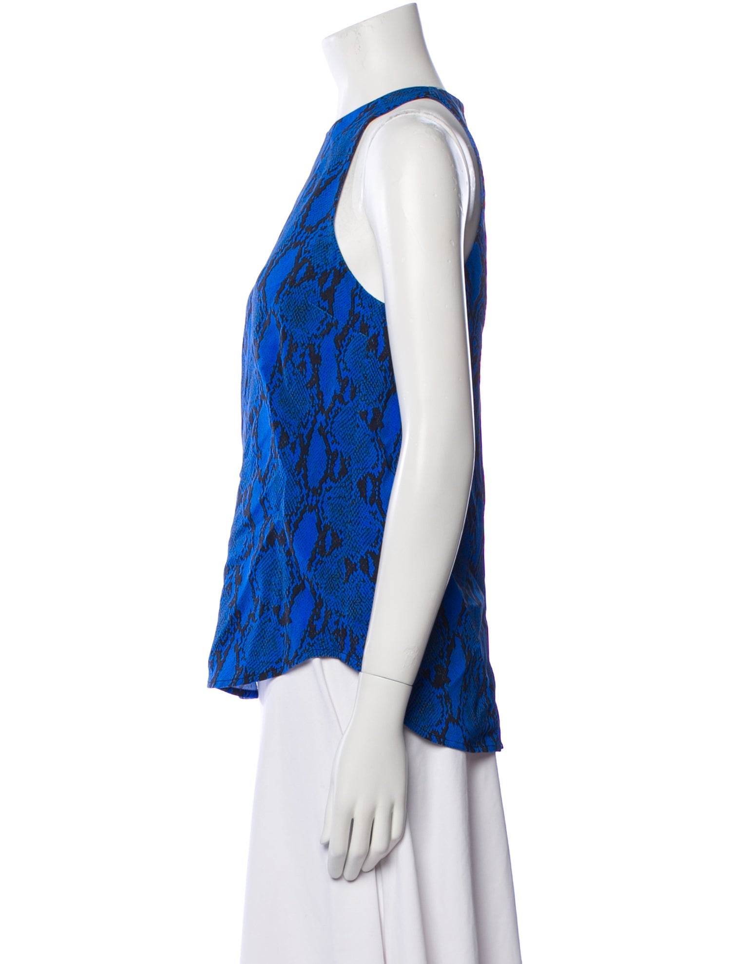 A.L.C. Printed Crew Neck Blouse