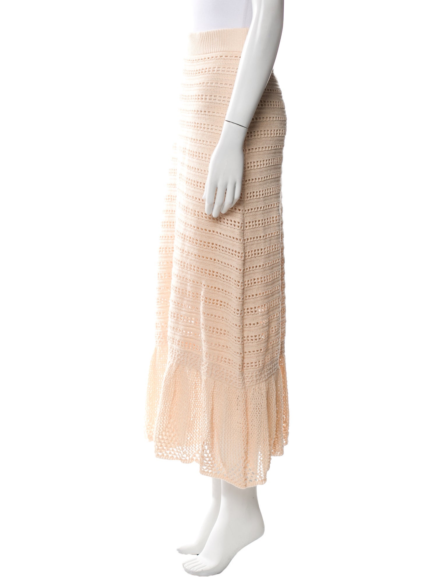 A.L.C. Ruffle Embellishment Midi Length Skirt w/ Tags