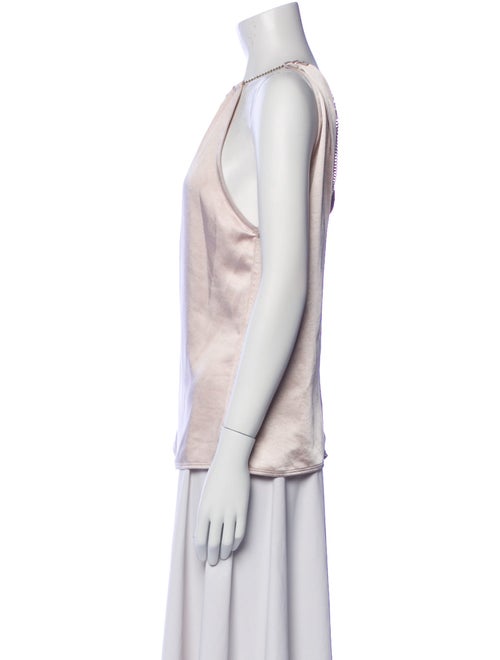 A.L.C. Bateau Neckline Sleeveless Top