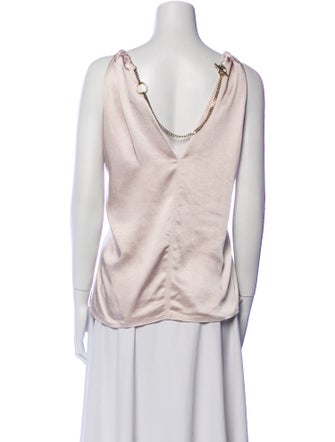 A.L.C. Bateau Neckline Sleeveless Top