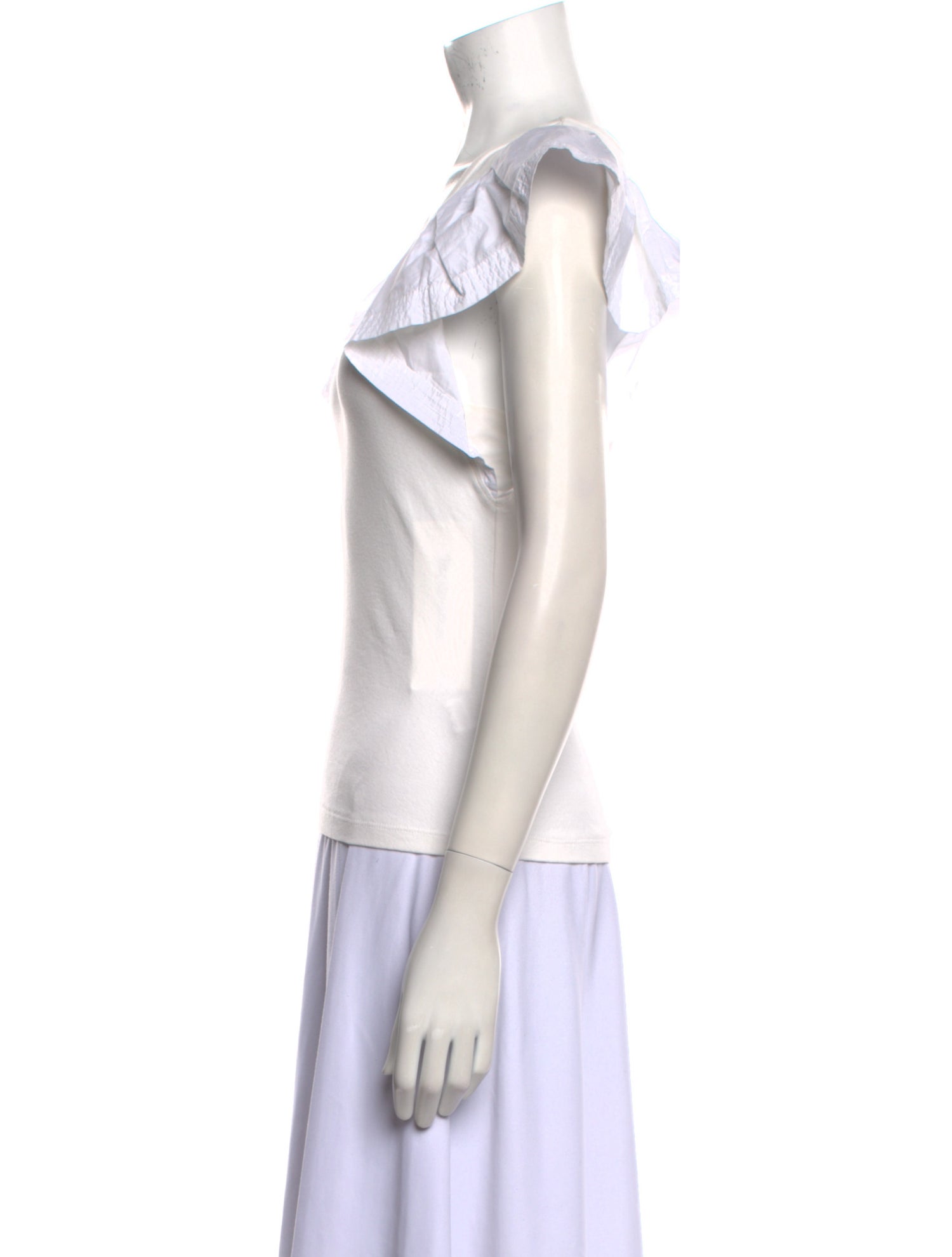 A.L.C. Scoop Neck Short Sleeve Top