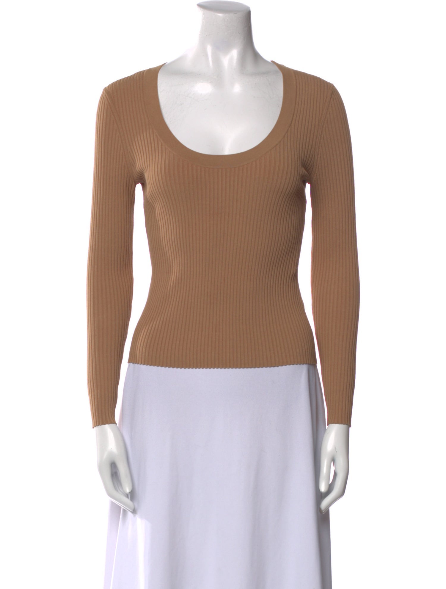 A.L.C. Scoop Neck Long Sleeve Top