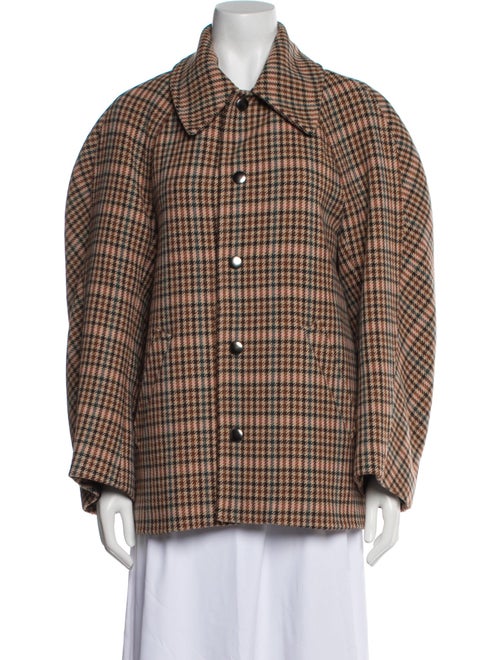 A.L.C. Wool Plaid Print Jacket