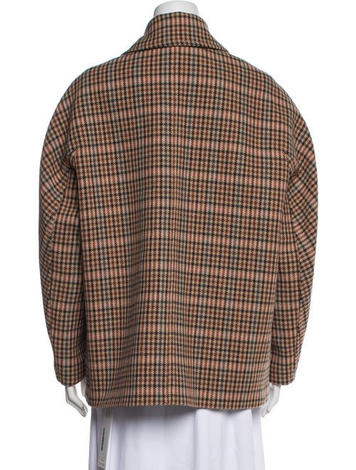 A.L.C. Wool Plaid Print Jacket