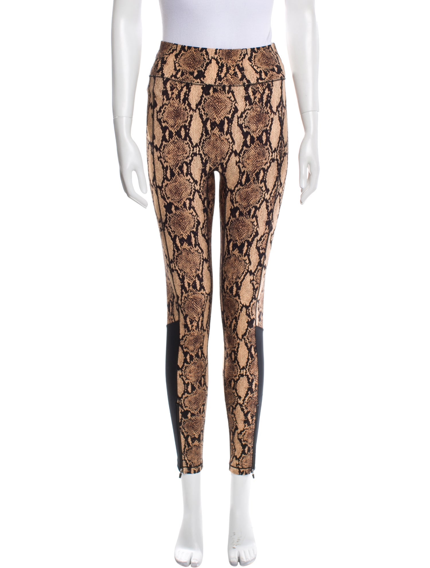 A.L.C. Nylon Animal Print Sweatpants