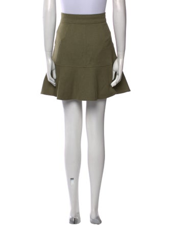 A.L.C. Ruffle Embellishment Mini Skirt