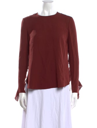A.L.C. Silk Crew Neck Blouse