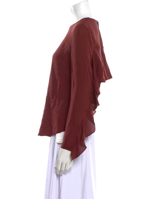 A.L.C. Silk Crew Neck Blouse