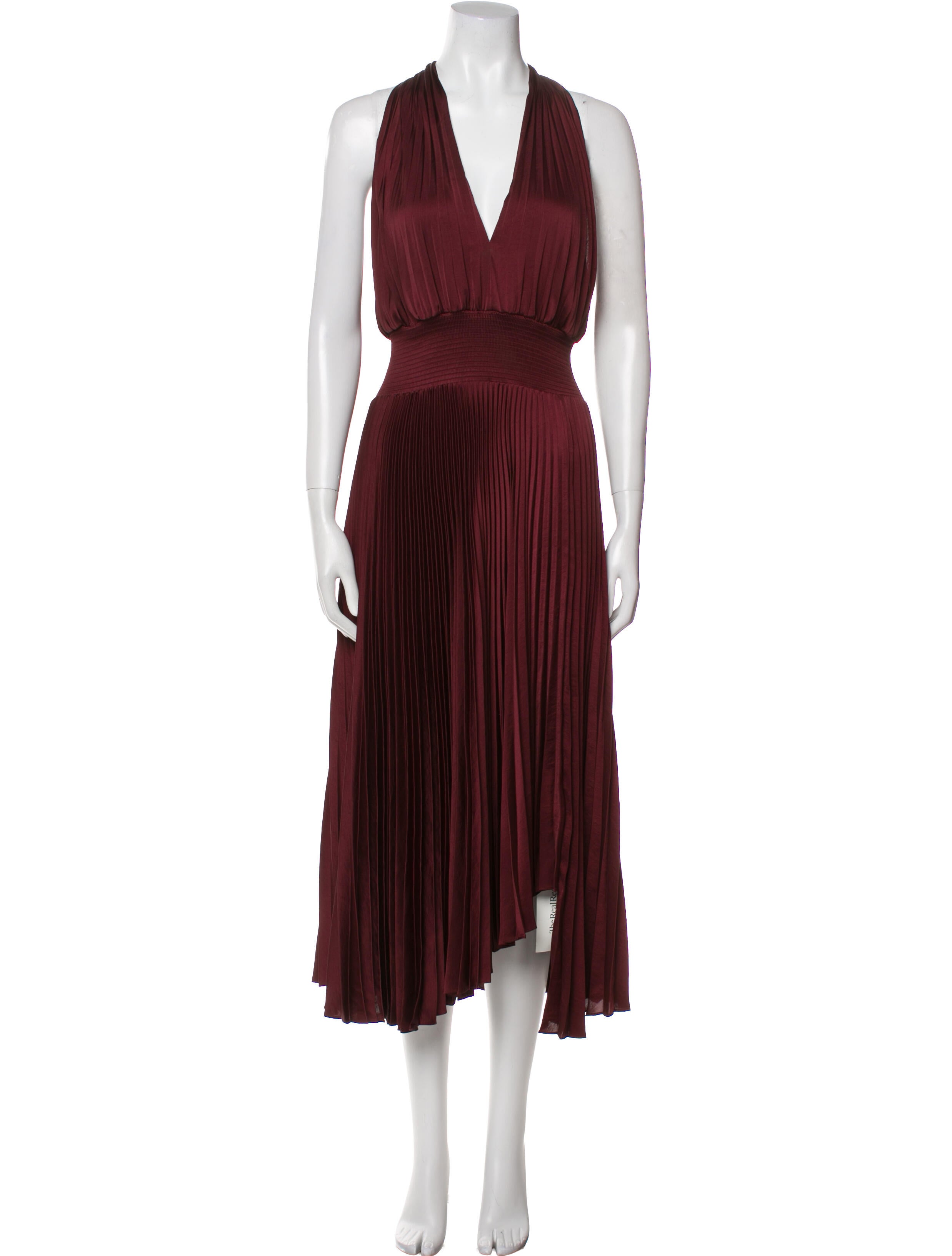 A.L.C. V-Neck Midi Length Dress