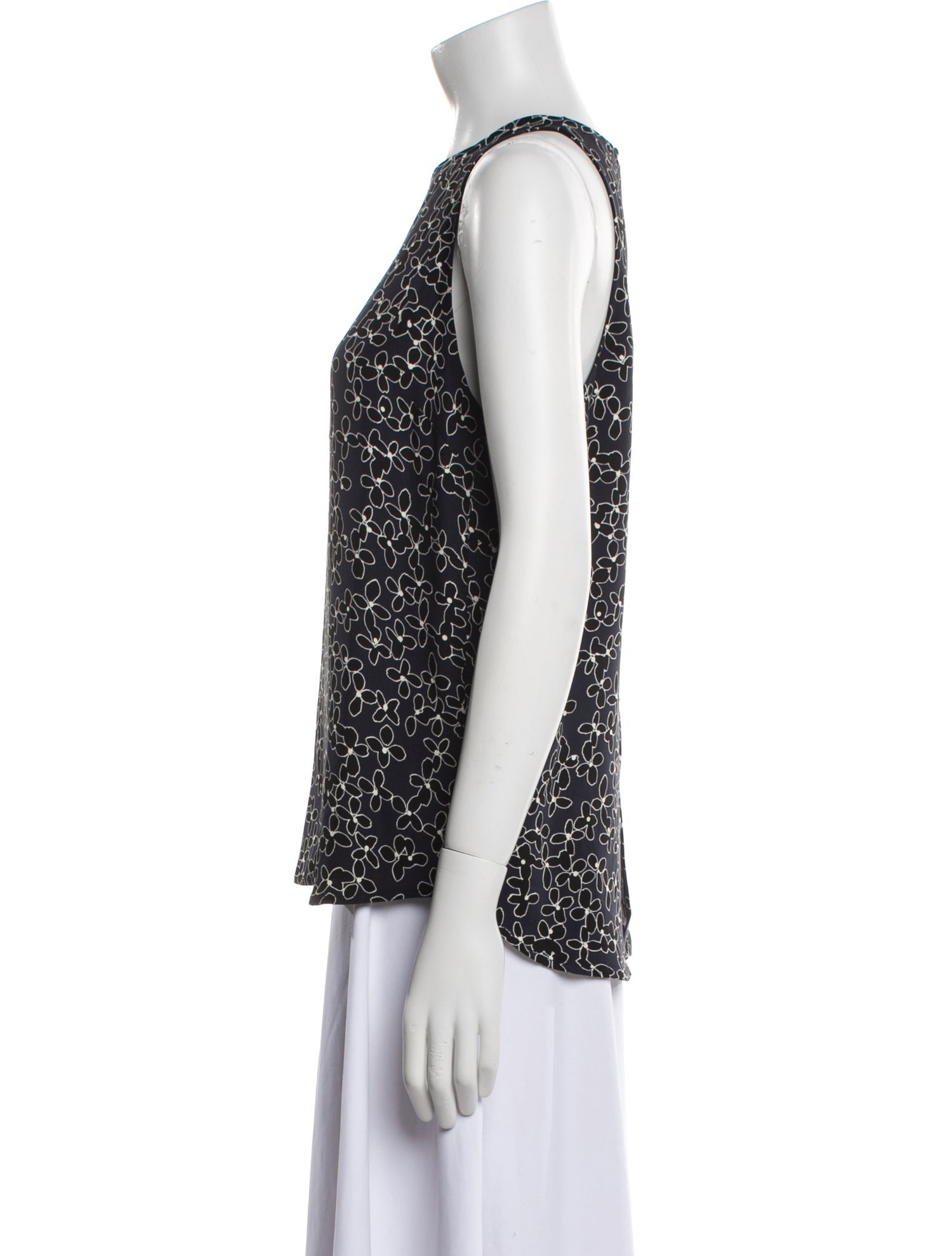 A.L.C. Silk Printed Blouse