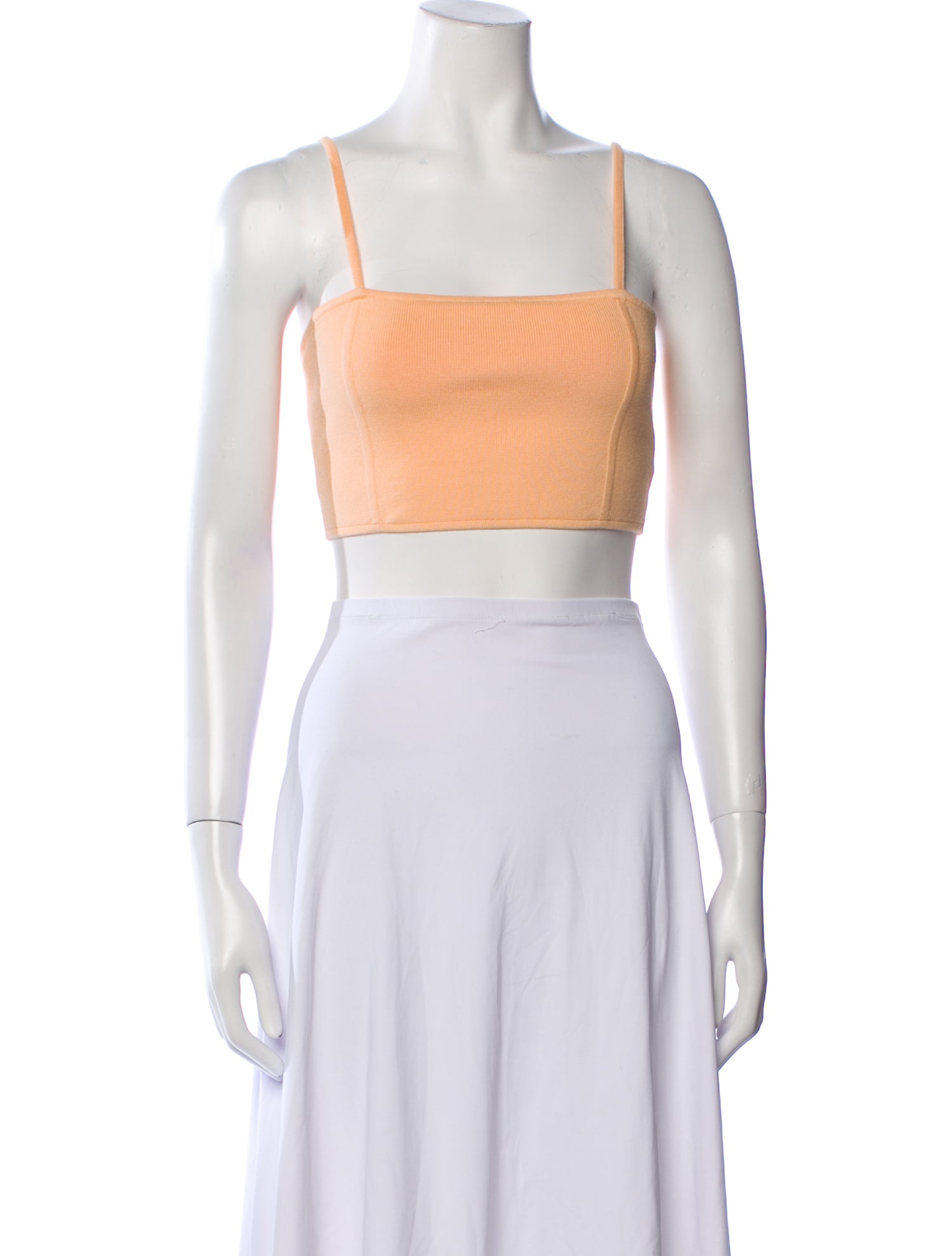 A.L.C. Square Neckline Sleeveless Crop Top