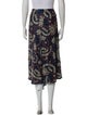 A.L.C. Printed Midi Length Skirt