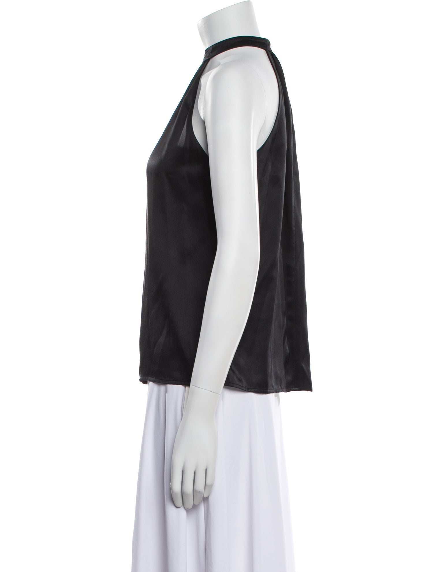 A.L.C. Mock Neck Long Sleeve Blouse