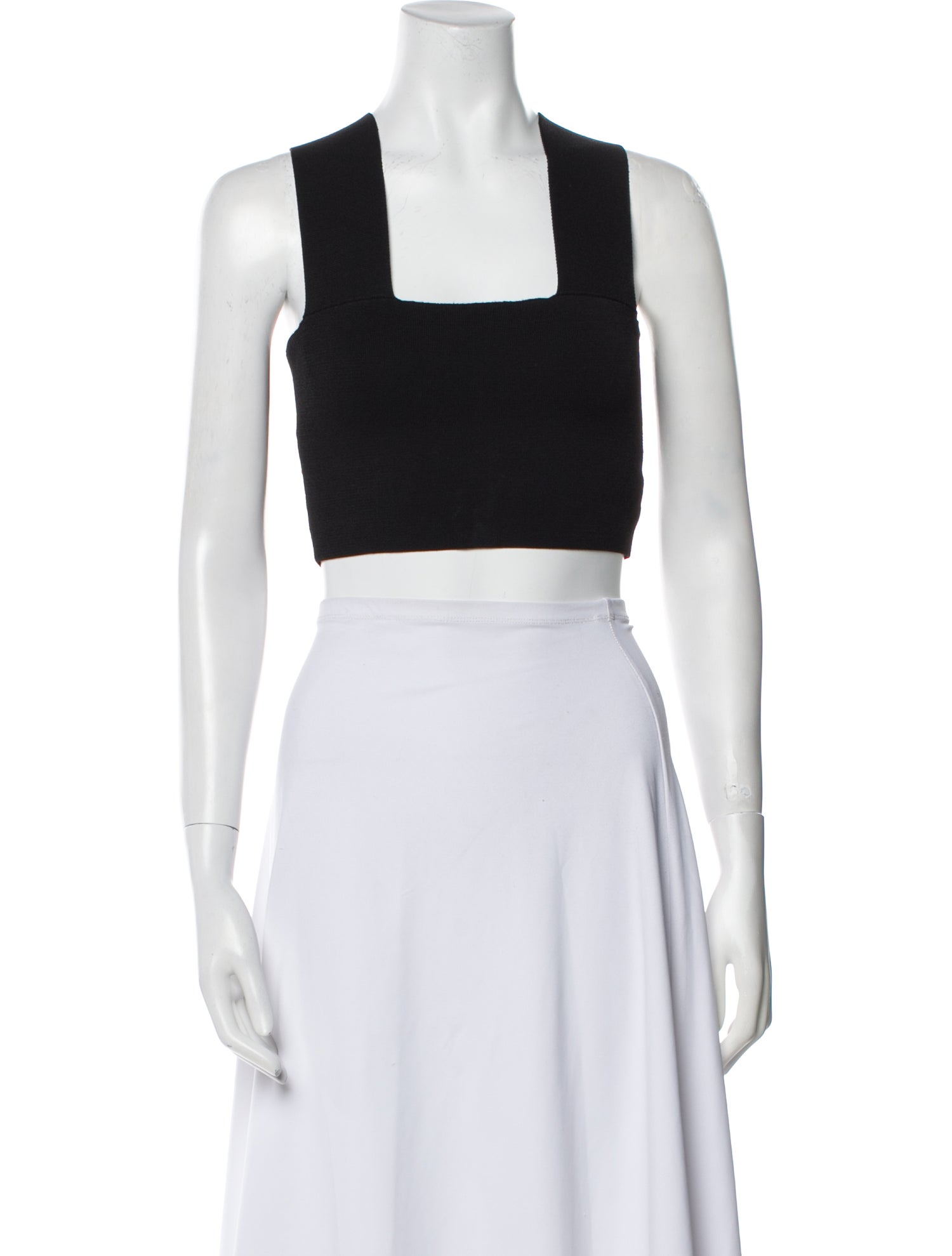 A.L.C. Square Neckline Sleeveless Crop Top