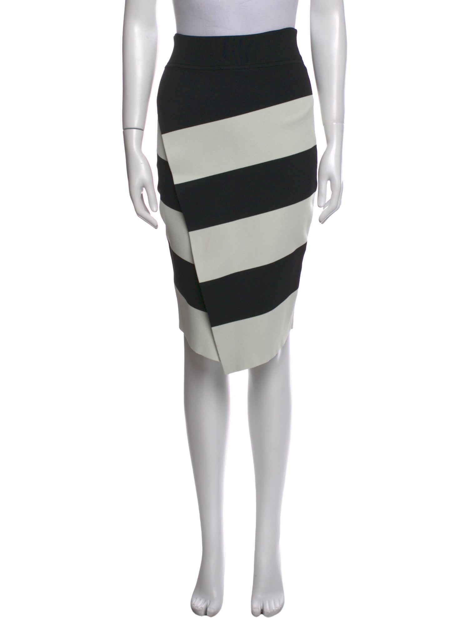 A.L.C. Striped Knee-Length Skirt