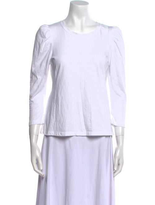 A.L.C. Crew Neck Three-Quarter Sleeve Top