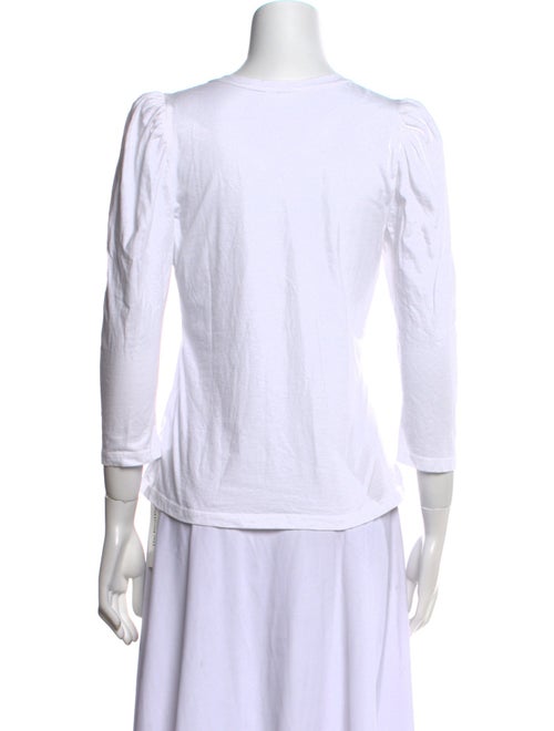 A.L.C. Crew Neck Three-Quarter Sleeve Top