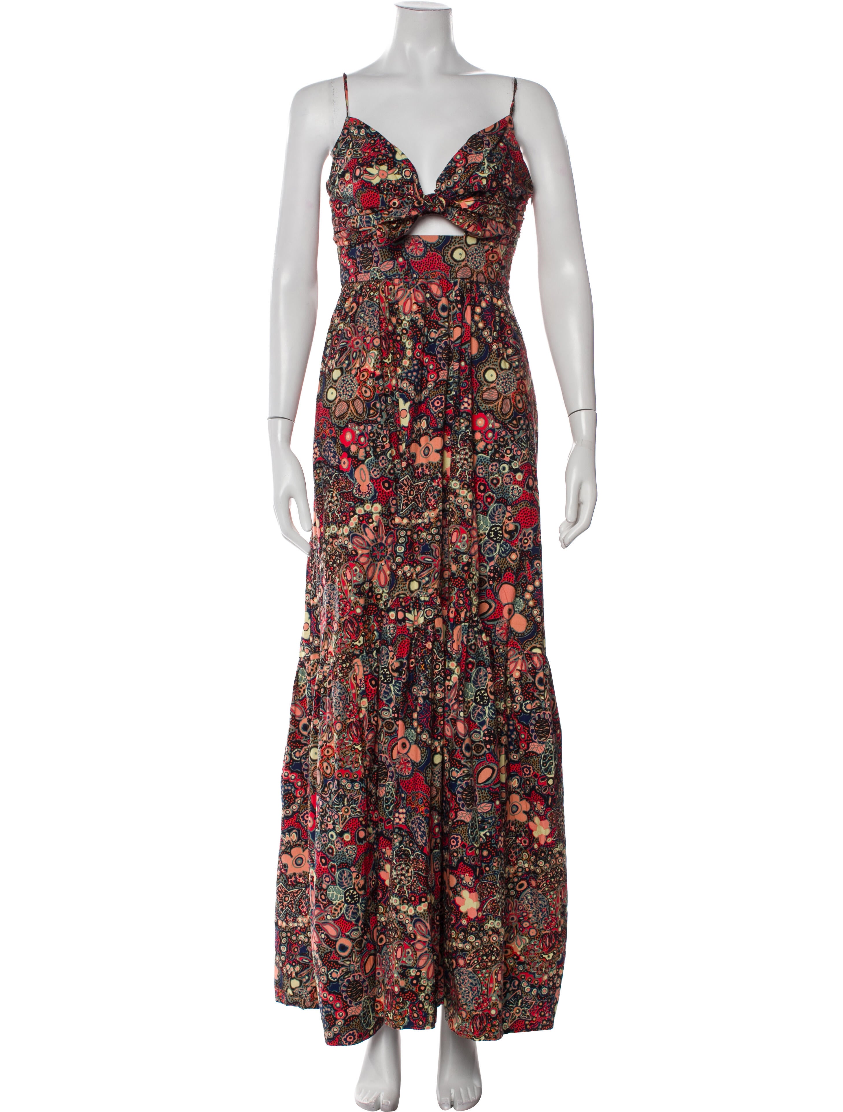 A.L.C. Floral Print Long Dress